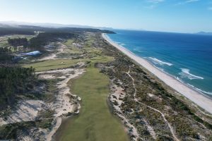 Te Arai (South) 18th Fairway Back Aerial